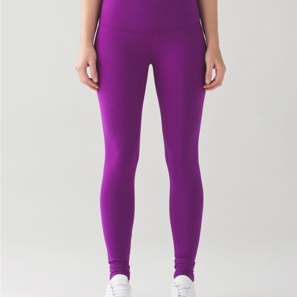 GUC-Lululemon Wunder Under Pant Hi-Rise-Full-On Luon Sz4